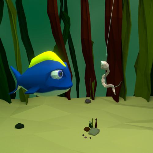 fish and earthworm  preview image